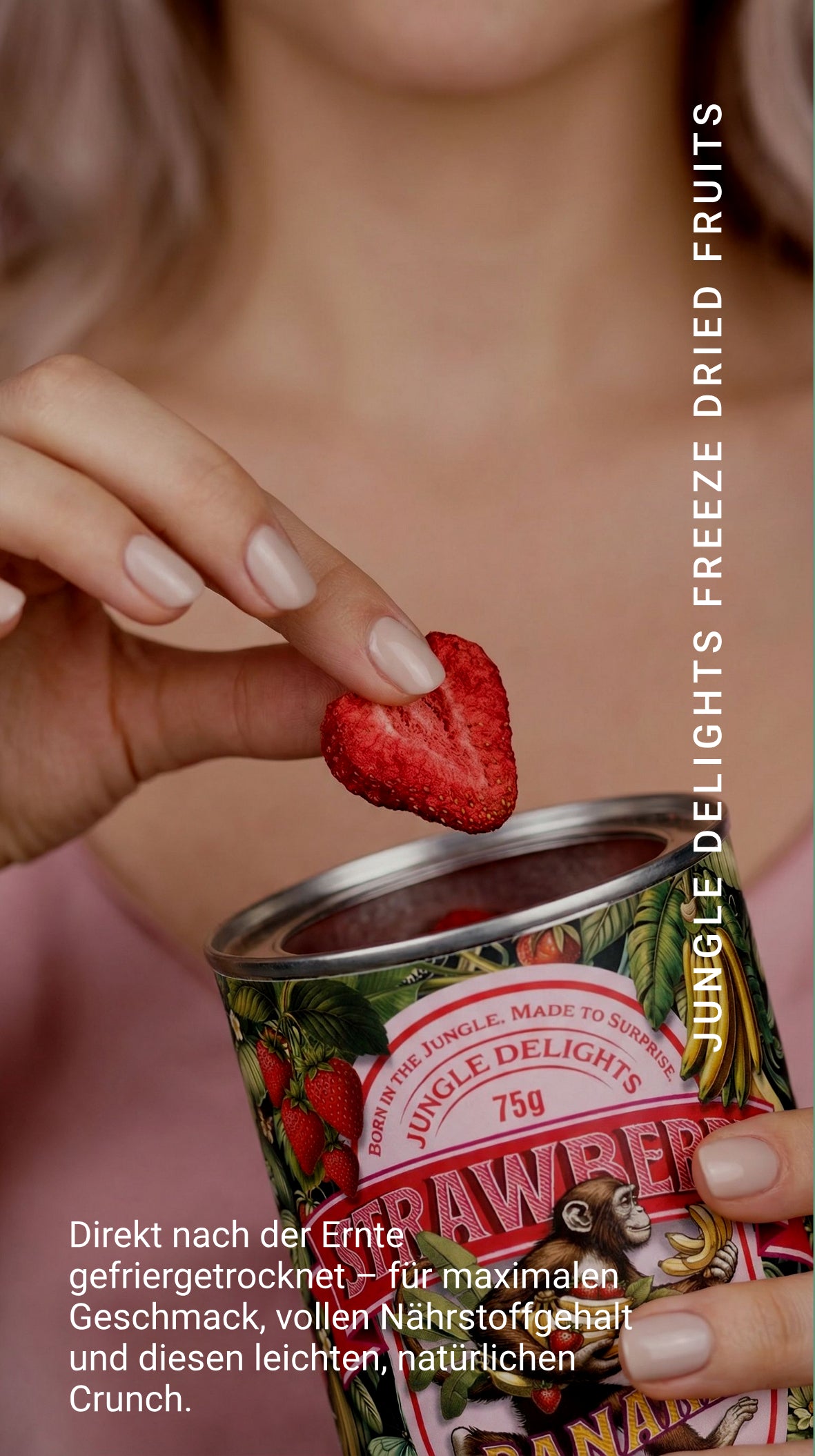 
                  
                    Jungle Delights - Freeze dried Strawberry & Banana Mix
                  
                